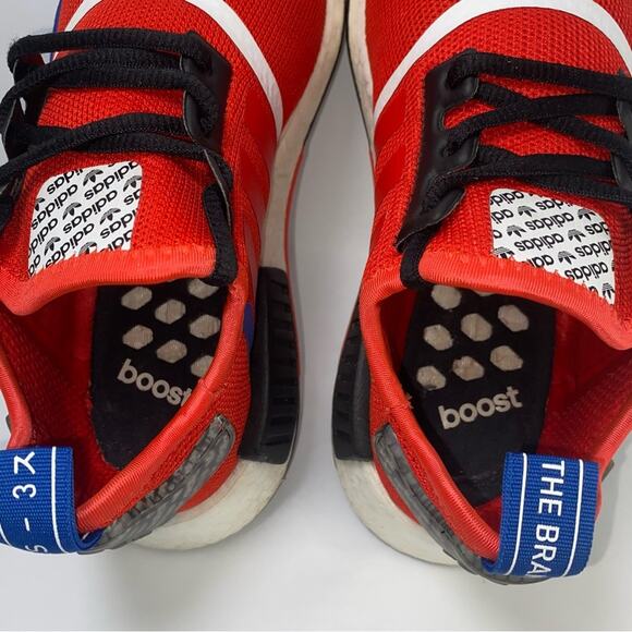 ADIDAS NMD _R1 "Active Red/Black" Men's Shoes Size 5 - Picture 9 of 14